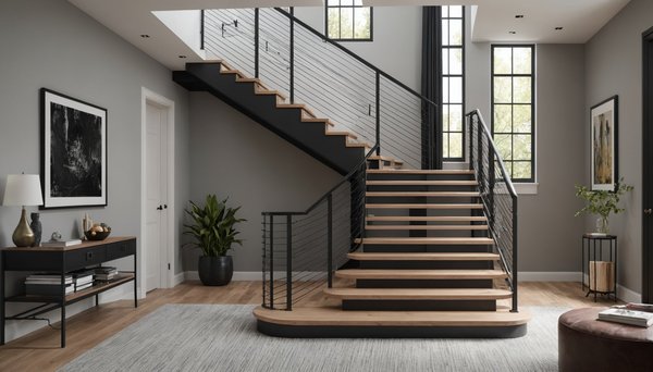Escalier quart tournant : une solution esthétique pour tous les styles